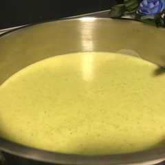 Una foto de Crema o puré de Calabacín con la Monsieur Cuisine
