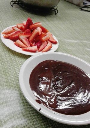 A picture of Strawberries with Chocolate.
