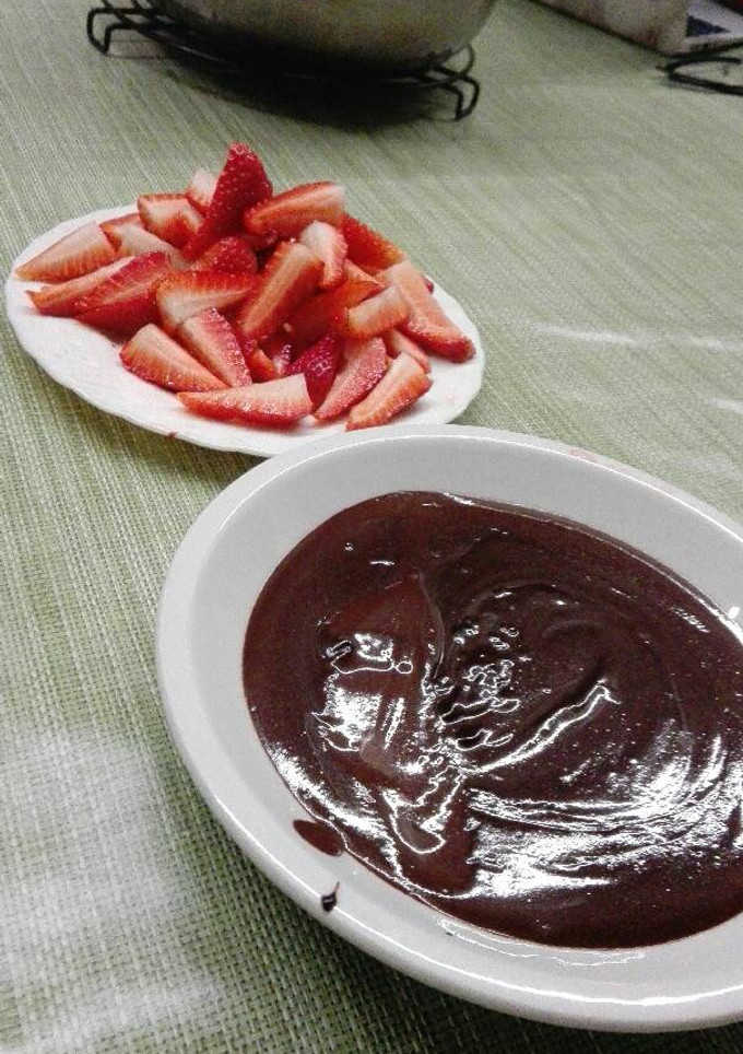 Una foto de Fresas con Chocolate