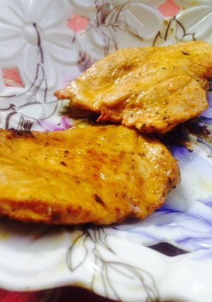 A picture of Chicken steak.