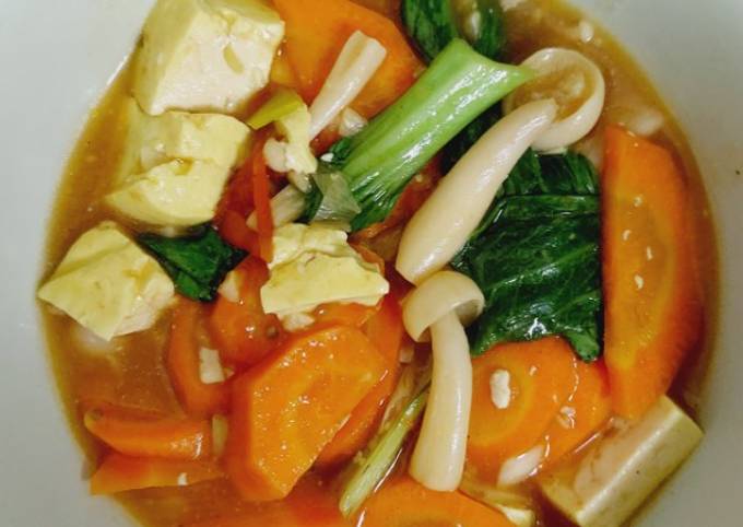 Resep Capcay Tahu Jamur Shimeji Oleh Deta Lestari Cookpad