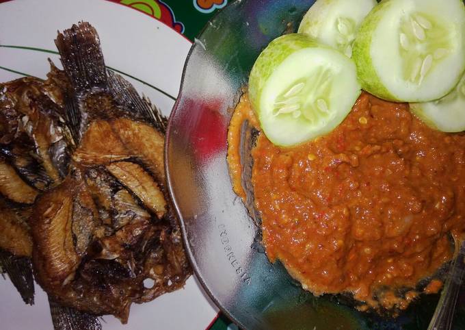 Resep Day1.Nila Goreng Sambal Kacang#SeninSemangat, Bisa Manjain Lidah