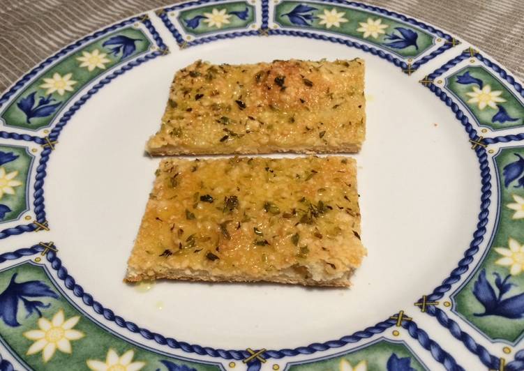 Focaccia de queso grana padano 🇮🇹