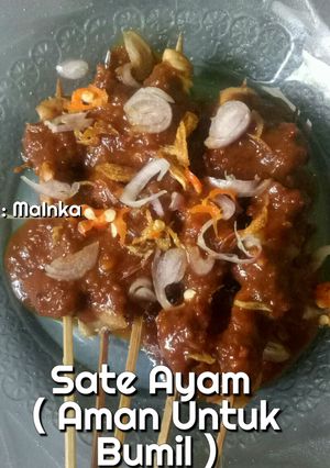 Foto resep Sate Ayam (Aman untuk BUMIL)