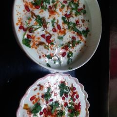 A picture of Bread Dahi vada.