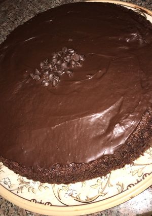صورة لوصفة كيكة الشكولاته بالهيرشي