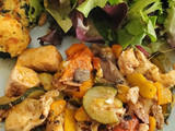 María's pollo Alambre