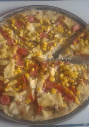 Foto resep Pizza italia rasa sundanese pakai oven kompor