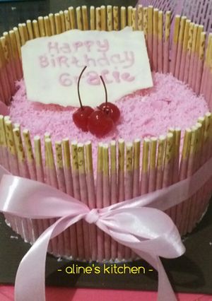 Foto resep Pocky Birthday Cake