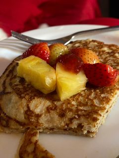 Una foto de Panqueques de avena, proteína