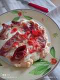 Finta pizza di albumi