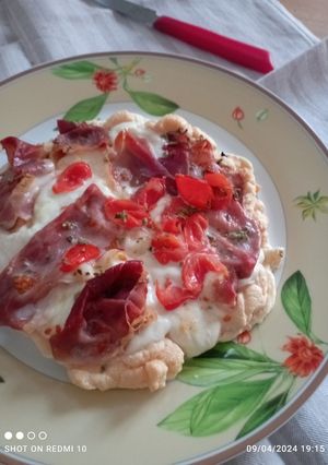 Foto di Finta pizza di albumi