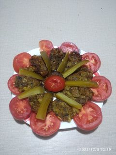 عکسی از دستور کتلت بادمجان