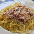 Spaguetti a la carbonara