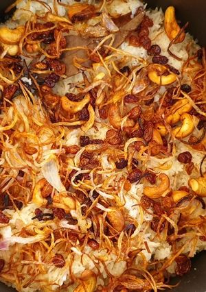 A picture of Ghee rice.