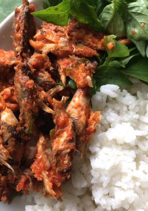 Foto resep Ikan tongkol suwir pedas