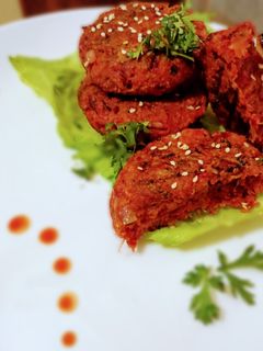 ओट्स पिंक कबाब (oats pink kabab recipe in Hindi) रेसिपी मुख्य फोटो