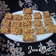 Puffed Rice Brittle A picture of Puffed Rice Brittle.
