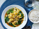 Pokcoy Siram Orak-arik Telur