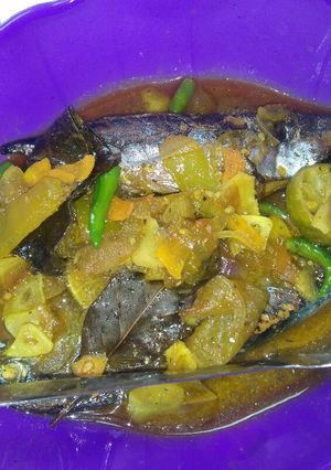 Foto resep Pindang tongkol bumbu iris