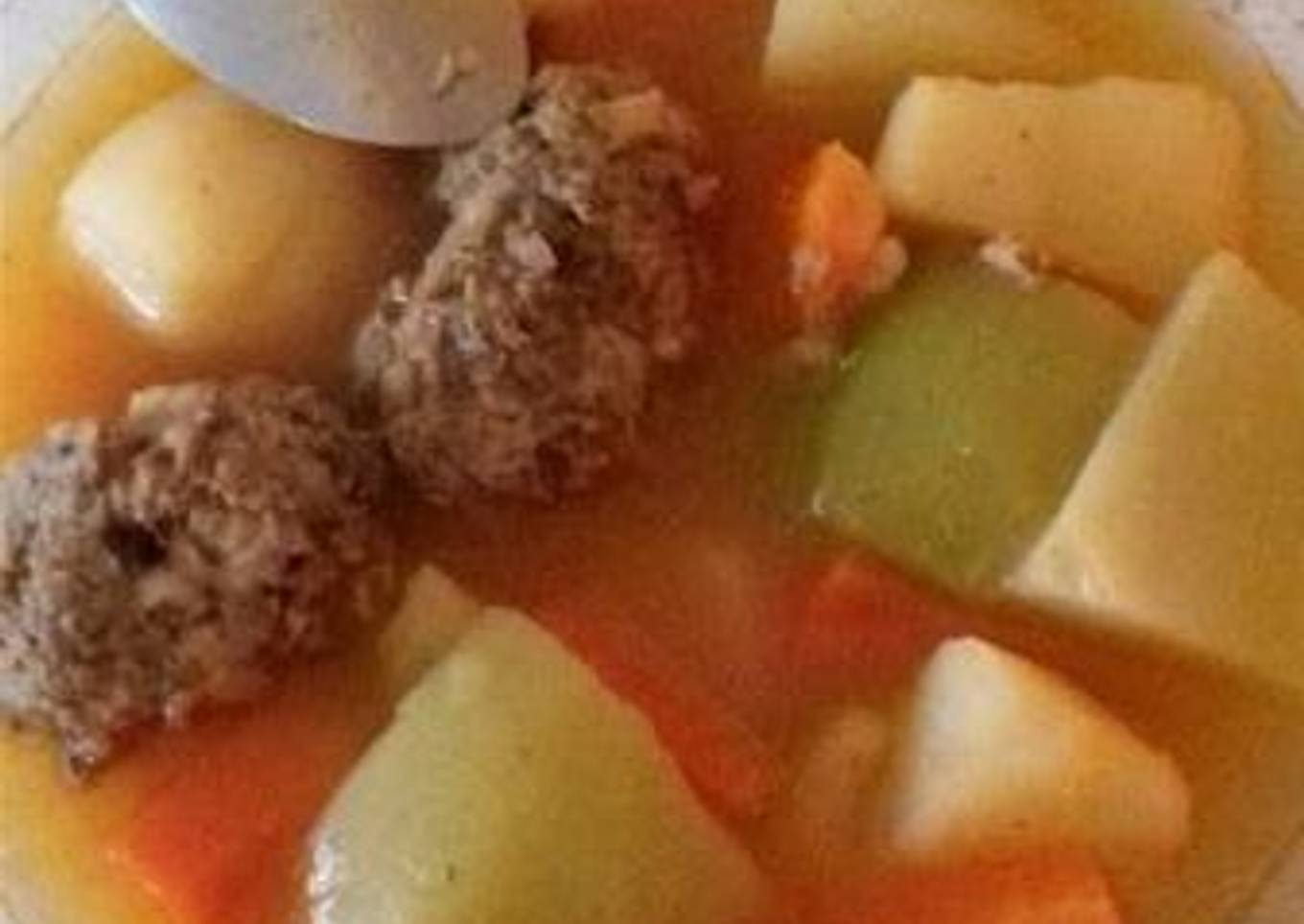 Albóndigas con vegetales