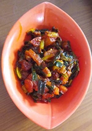 લીલી ડુંગળી નું શાક(Green onion Shak Recipe in Gujarati) રેસીપી મુખ્ય ફોટો