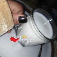 🥥 كاس اللبن الصباحي بجوزه الهند 🥥🥛-レシピのメイン写真