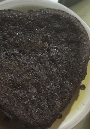 A picture of Dark chocolate cake.