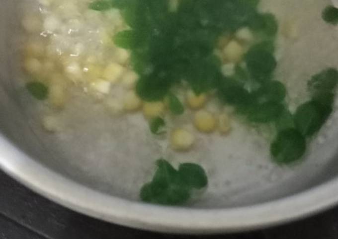Cara bikin Mpasi sayur bening daun kelor 1+ Cara bikin Mpasi sayur bening daun kelor 1+