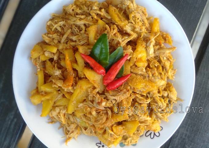 Ayam suir sambal nanas