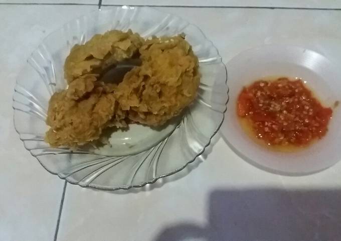 Sambal Geprek sederhana