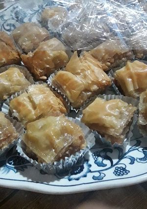 صورة لوصفة بقلاوة سريعة
