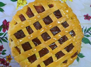 Una foto de Pastafrola de membrillo o cualquier dulce que deseen