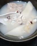 Chinese Yam Euryale Seeds Pork Shank Soup 淮山茨實豬展湯 Healthy Soup