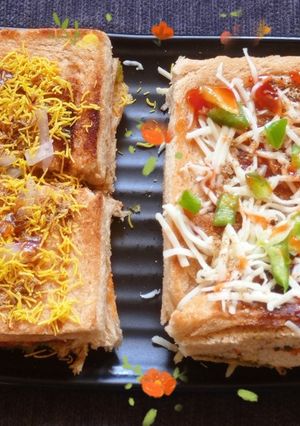 मसाला सैंडविच रेसिपी मुख्य फोटो