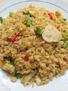 Foto resep Nasi goreng putih telur