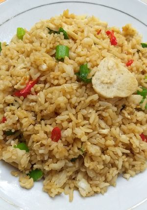 Foto resep Nasi goreng putih telur