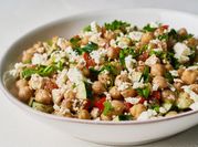 A picture of mediterranean bean salad
