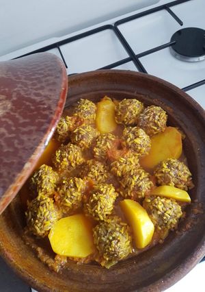 صورة لوصفة مرقة بالكفتة نتاع الحوت