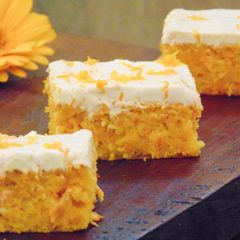 A picture of Carrot & Orange Polenta Cake.