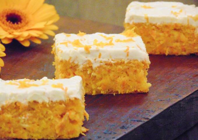 Recipe of Super Quick Homemade Carrot &amp; Orange Polenta Cake