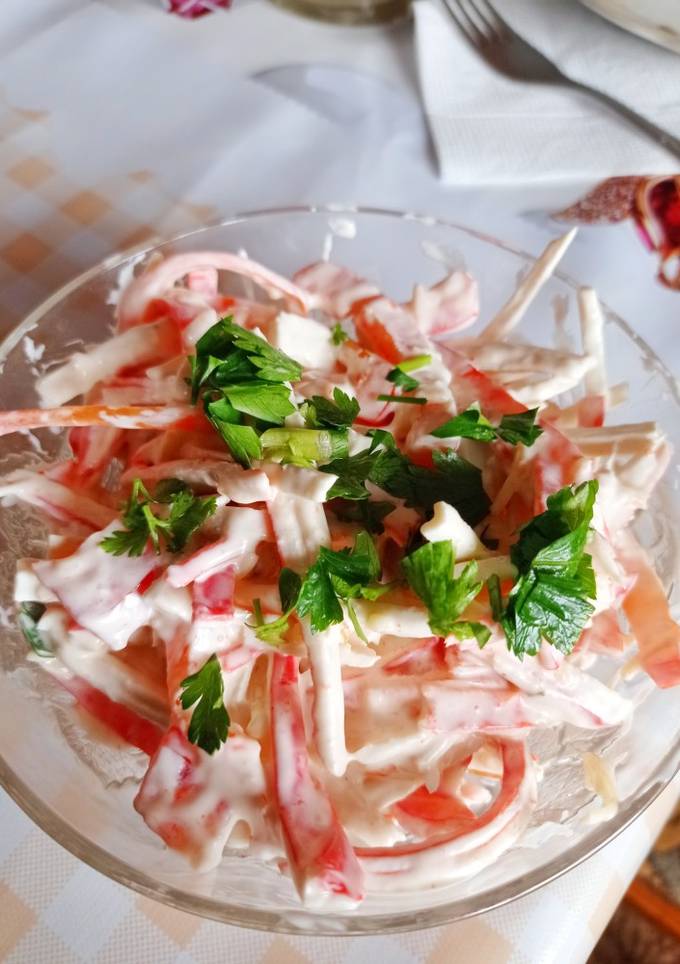 Салат "Червоне море"🥗