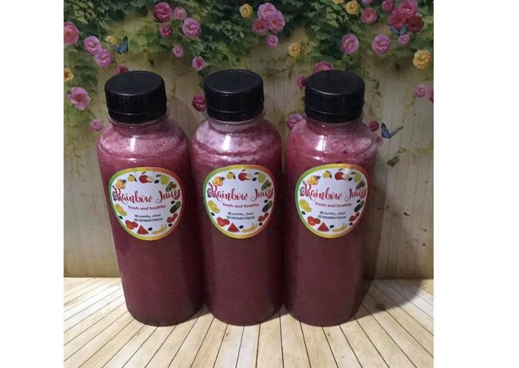 Resep Diet Juice Cranberry Melon Lemon Plum Purple Cabbage, Bikin Ngiler
