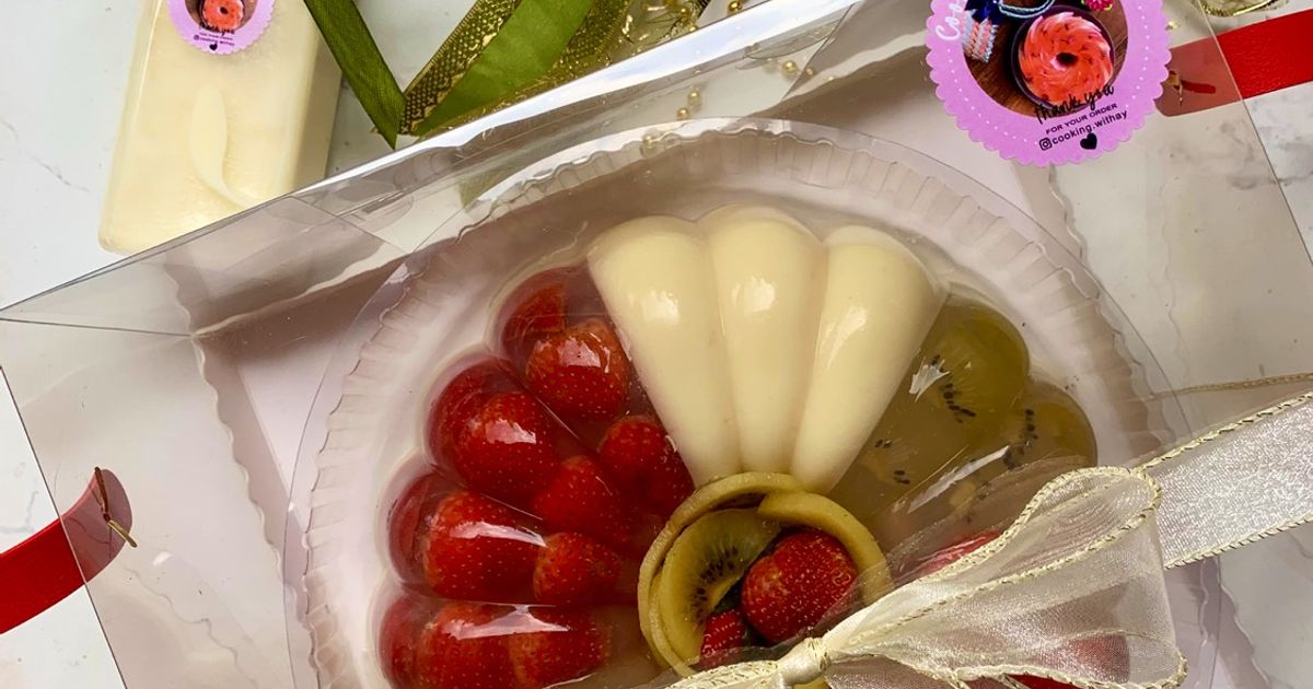 Pudding susu buah