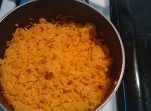 Una foto de Arroz con pimentón. ॐ