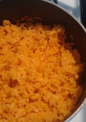Una foto de Arroz con pimentón. ॐ