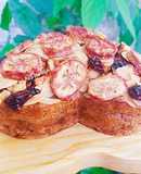 Bánh chuối nướng nho khô và hạnh nhân