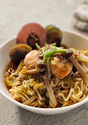 Foto resep Sup Mie Seafood
