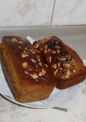 Una foto de Queque Chocolate Nuez (tipo brownie)