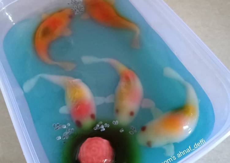 Bumbu Puding ikan koi | Bahan Membuat Puding ikan koi Yang Bikin Ngiler